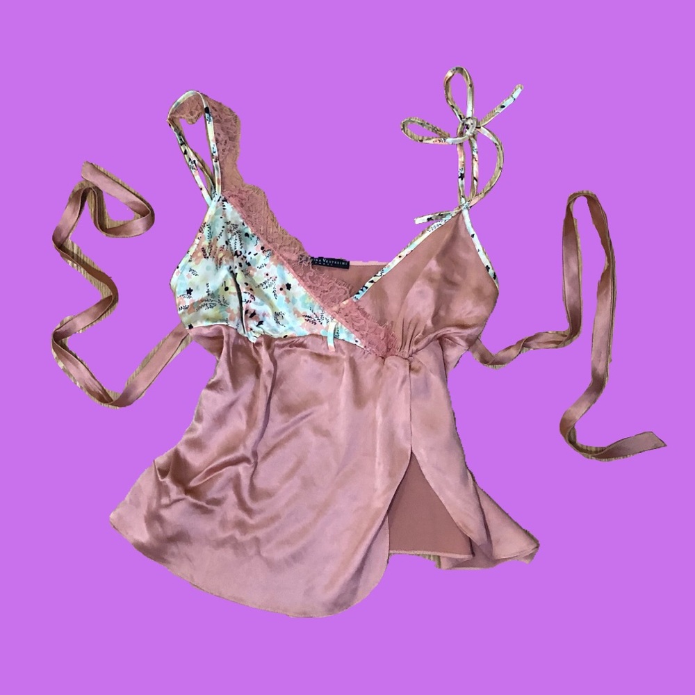 Vintage vannina vesperini lingerie top